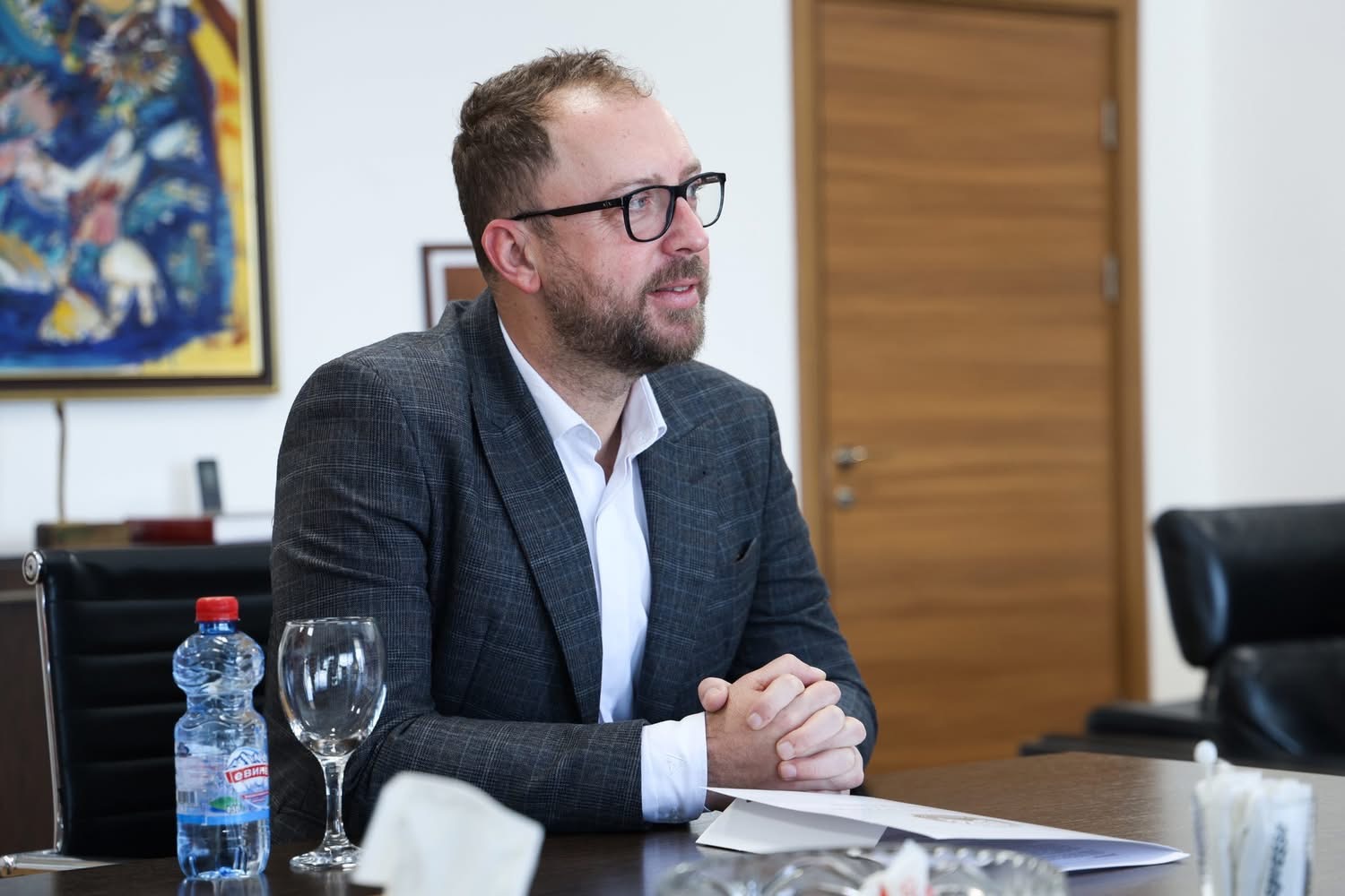 Министерот за култура и туризам Зоран Љутков,  оствари работна средба со градоначалникот на Општина Карпош