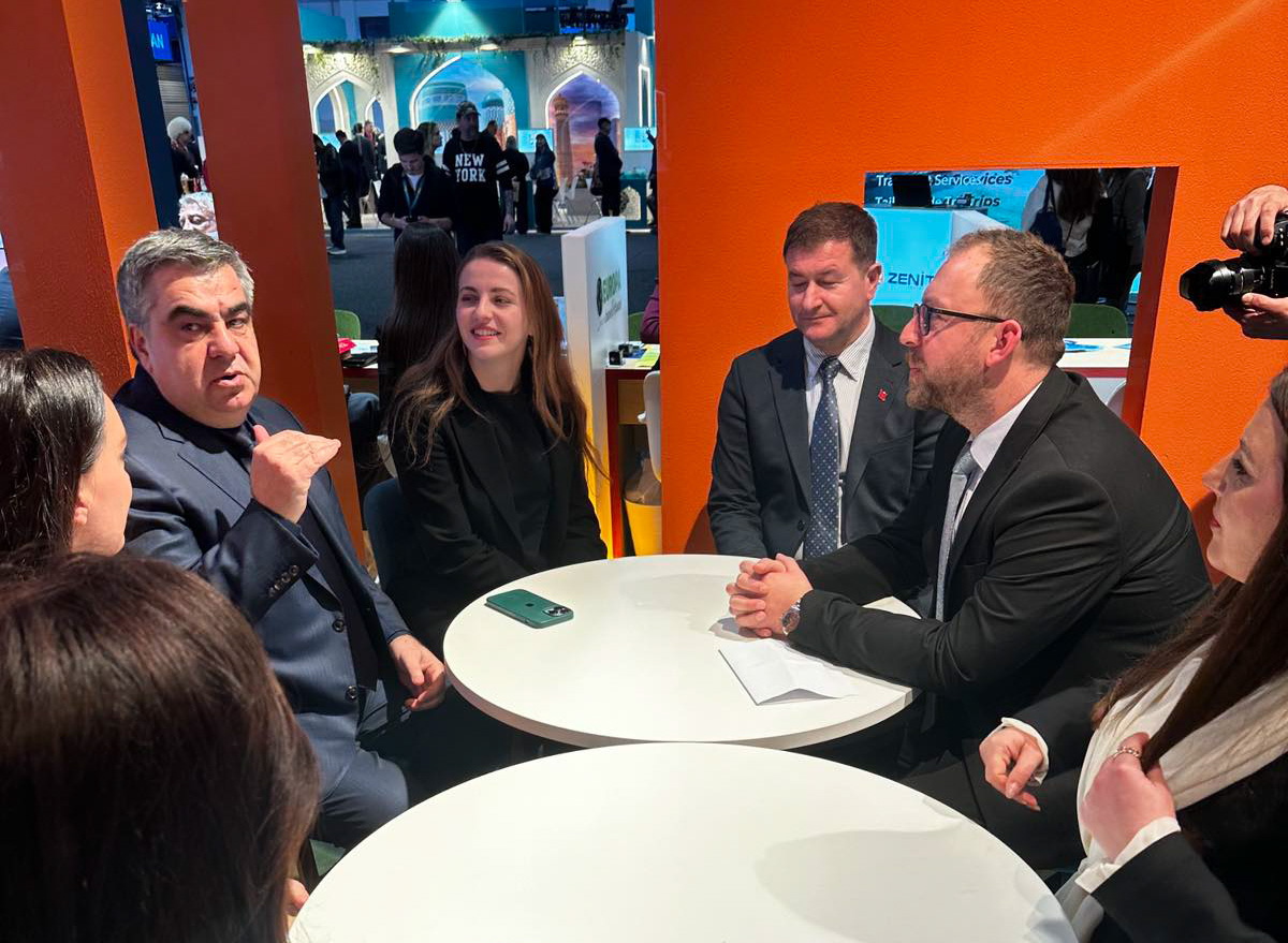 Министерот за култура и туризам Зоран Љутков оствари средба со министерот за туризам на Албанија на „ИТБ Берлин“ (ITB Berlin)