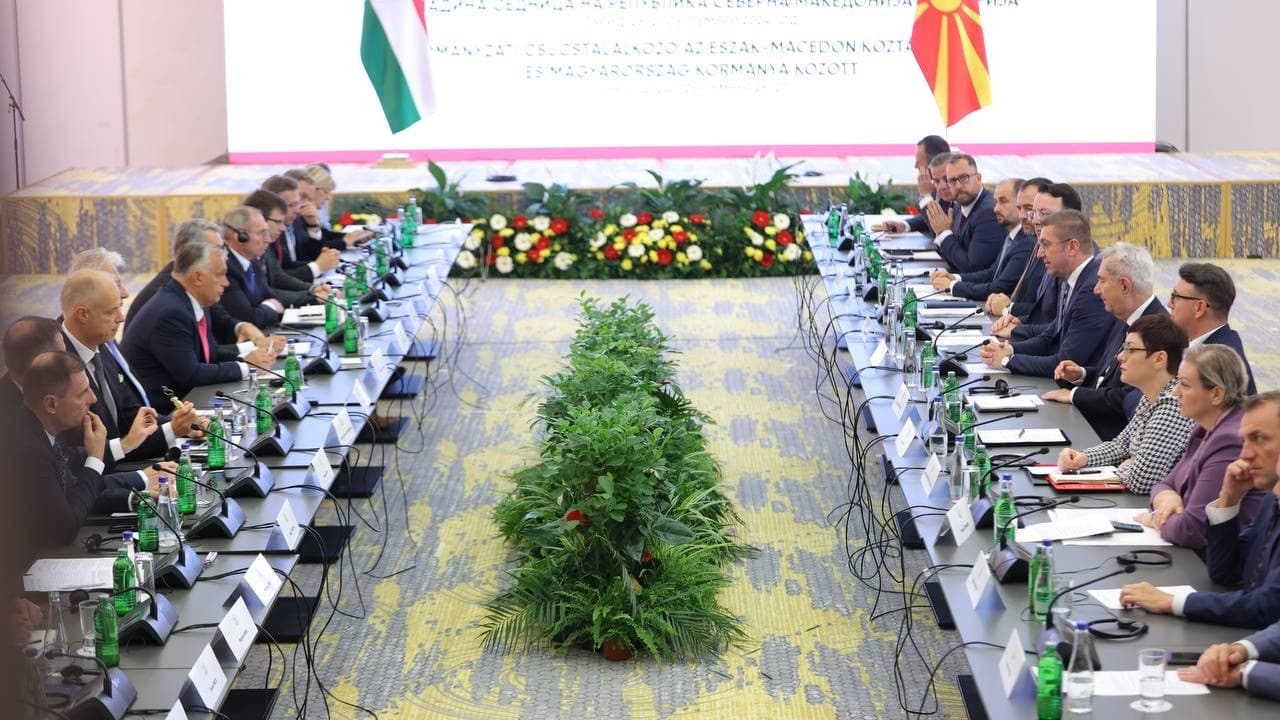 Министерот за правда Игор Филков, денеска во Охрид оствари билатерална средба со министерот за правда на Република Унгарија, Бенце Тузсон