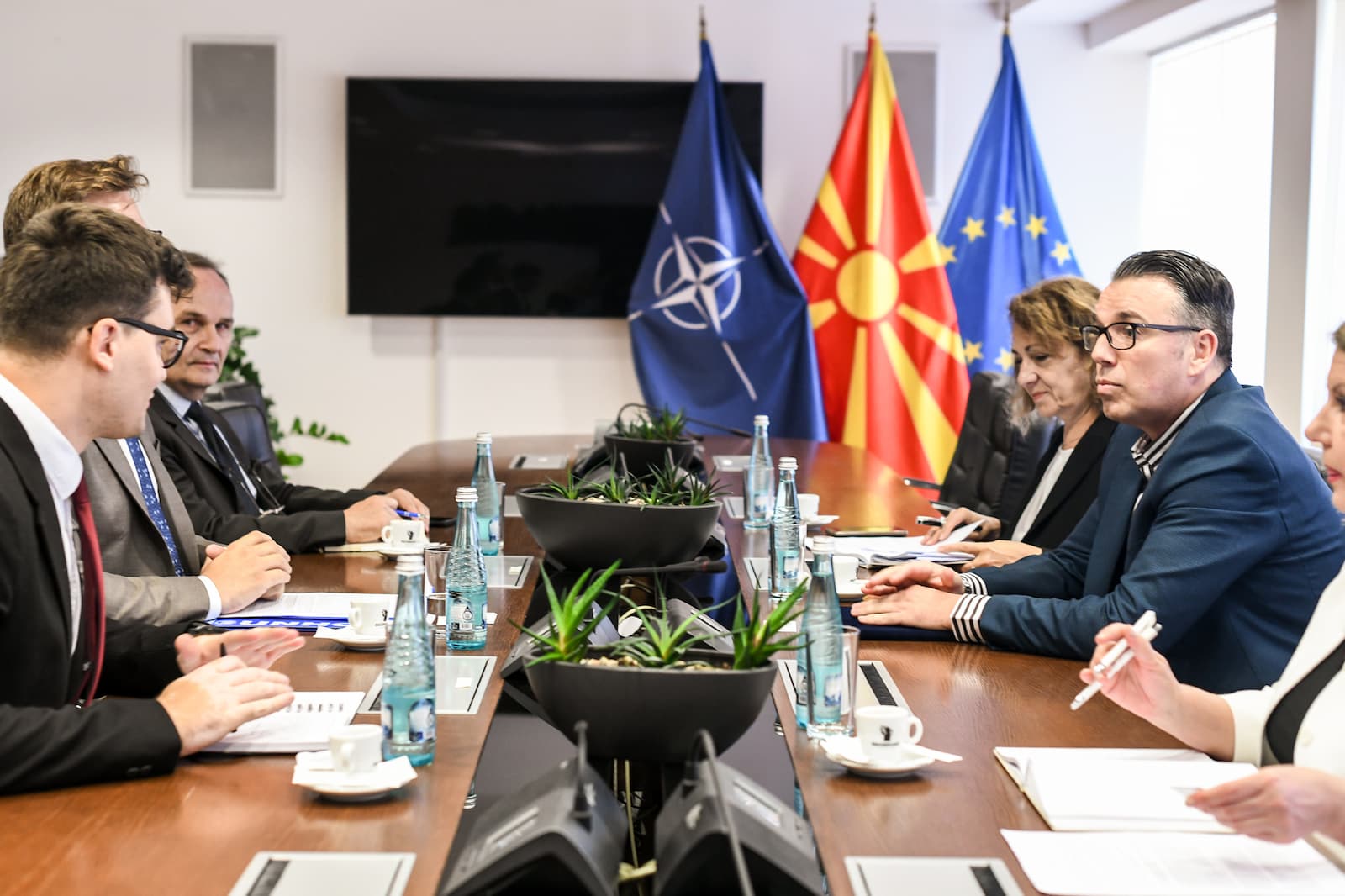 Министерот за правда Игор Филков го прими претставникот на Канцеларијата на Високиот комесаријат за бегалци при Обединетите Нации – УНХЦР, Габриел Гуалано де Годој