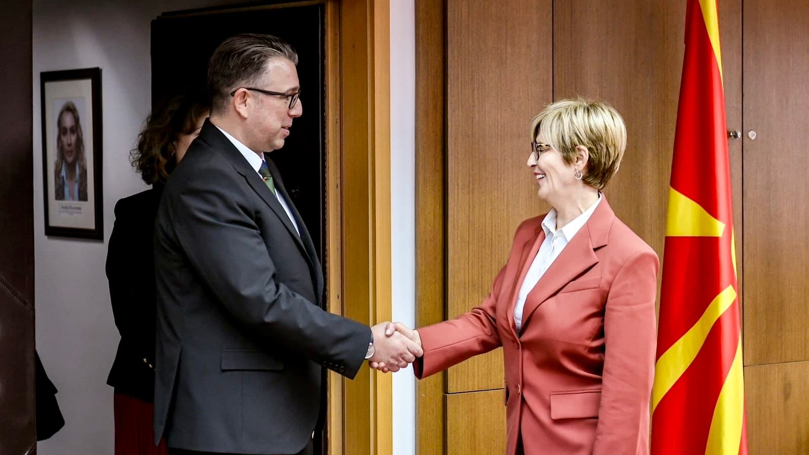 Министерот за правда Игор Филков оствари протоколарна средба со претседателката на Врховен суд , Беса Адеми