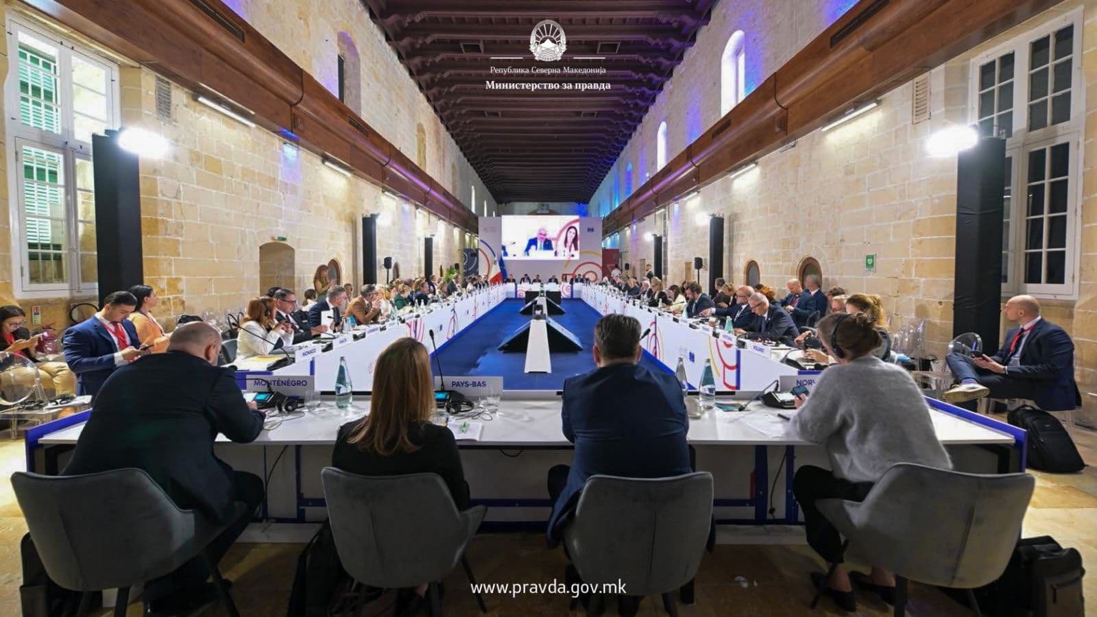 Министерот за правда Игор Филков во Валета, Малта, учествуваше на конференцијата „За јакнење на соработката во борбата со транснационалниот криминал“