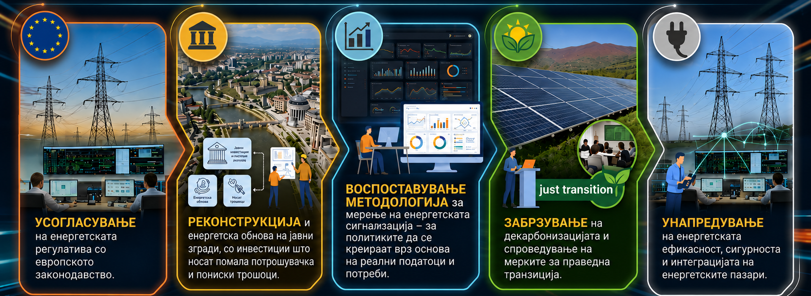 Министерството за енергетика успешно ги реализира обврските од Реформската агенда – силна динамика и континуиран напредок во енергетската транзиција
