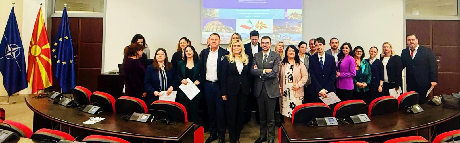 МНРНТ ја одбележа доделбата на сертификати за дипломати обучени по италијански јазик