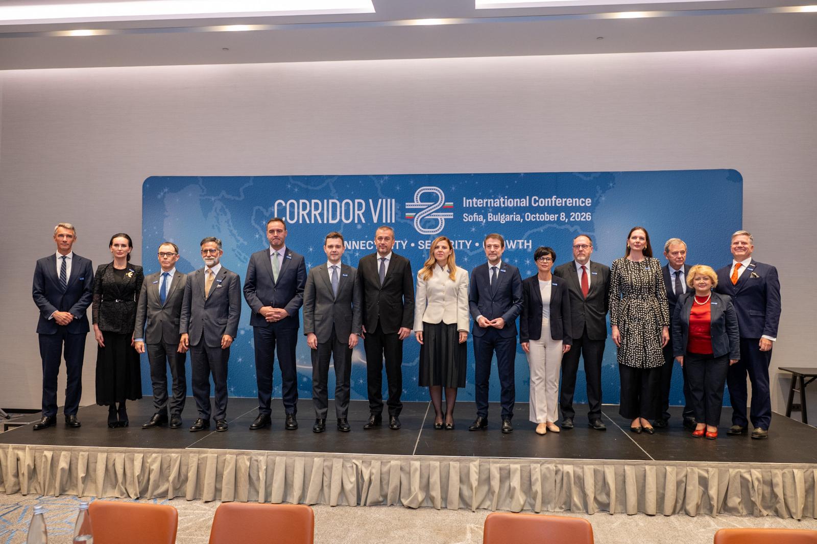 Муцунски на Конференцијата за Коридорот VIII во Софија: Поврзаноста е стратешки инструмент за безбедност, отпорност и економски развој