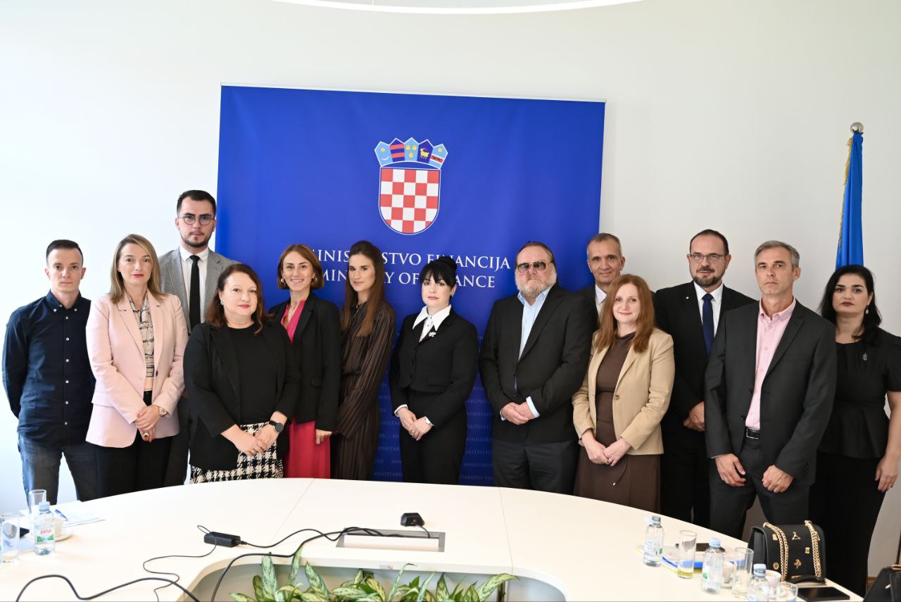 Државниот секретар Матлиоска во посета на хрватското МФ – размена на искуства во областа на финансиската политика и пазарот на капитал