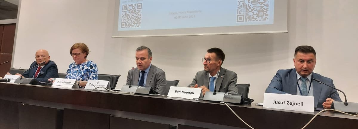 Обраќање на ЗМНР Димитровски на Меѓународната конференција „ Кон безбеден евро-атлантски регион во глобализиран свет: врска помеѓу безбедноста-владеење на правото“