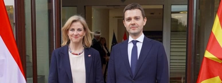 Официјална посета на министерката за европски и меѓународни работи на Австрија, Беате Мајнл-Рајсингер