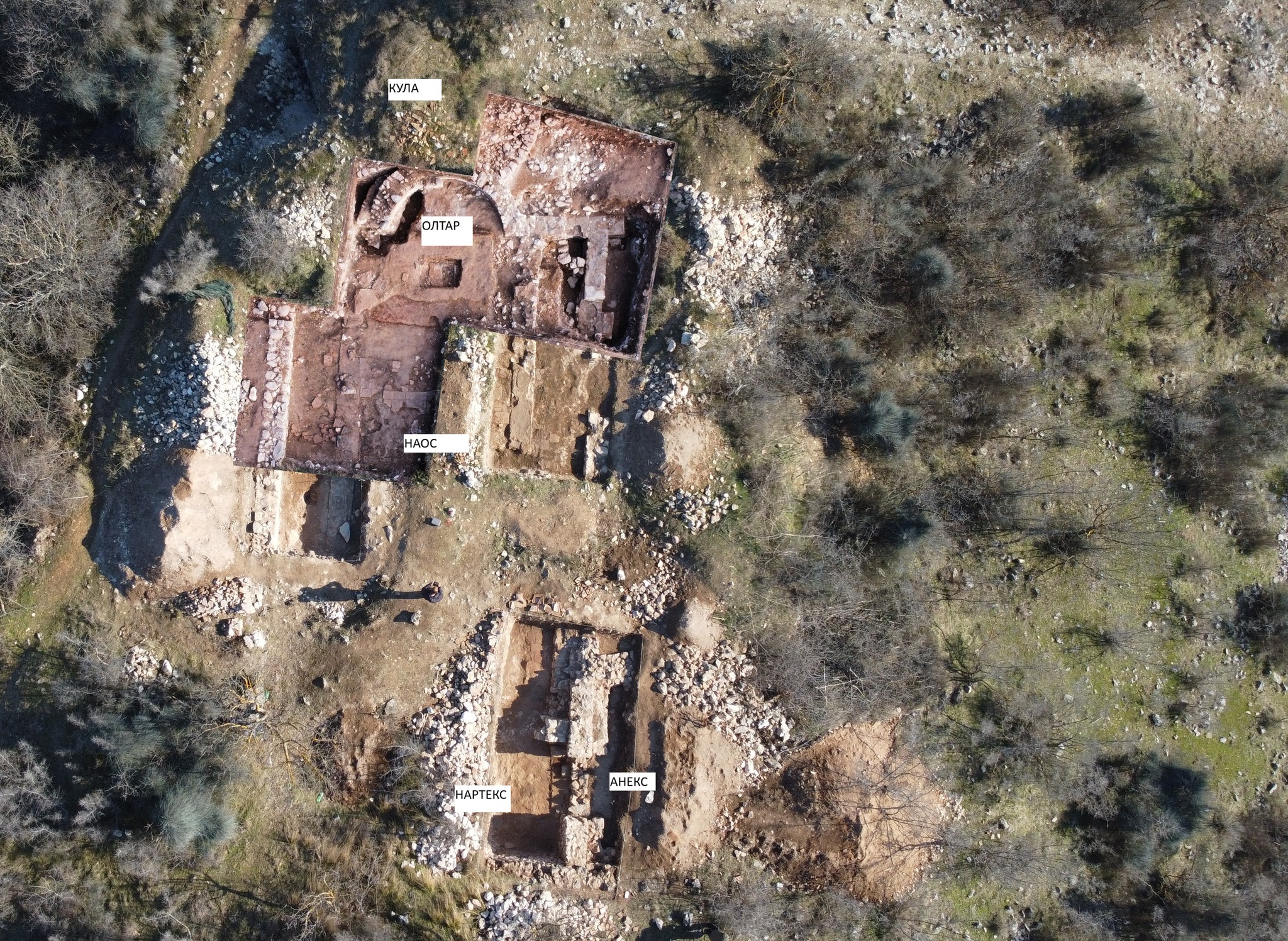 Откриени нови архитектонски елементи на ранохристијанска црква кај село Пчиња