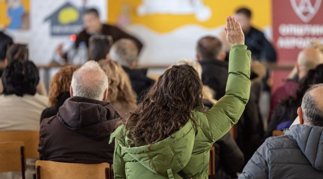 Перински во Аеродром: Заедно со граѓаните до поголем напредок на општината од секој аспект