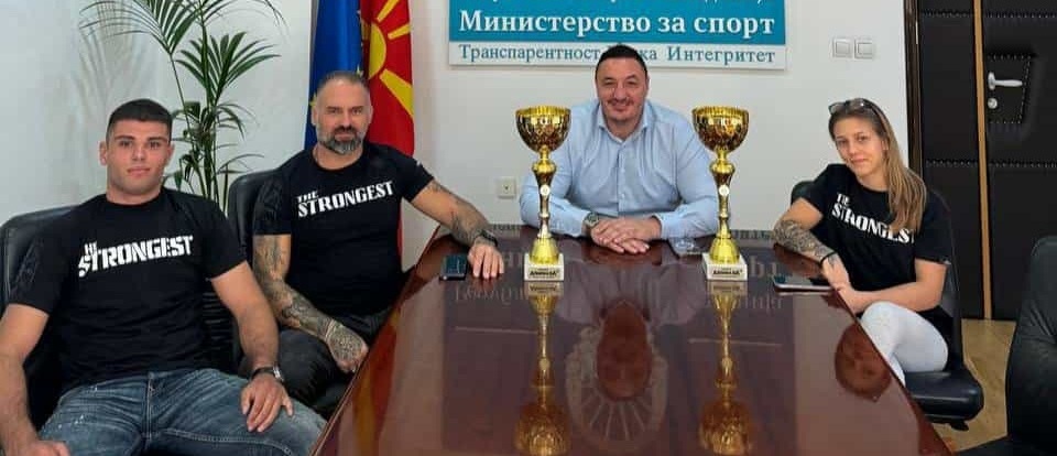 Поддршка за ММА спортот - Министерот Ристовски оствари средба со македонските ММА репрезентативци