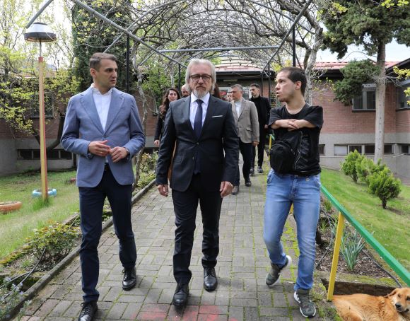 Посета на министерот Лимани и заменик министерот Велковски на Заводот за заштита и рехабилитација – Бања Банско