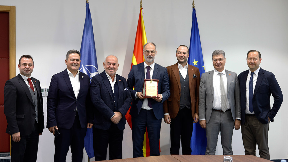 Потпретседателот и министер Стоилковиќ оствари средба со Стопанската комора на Македонија - Туркије во земјава