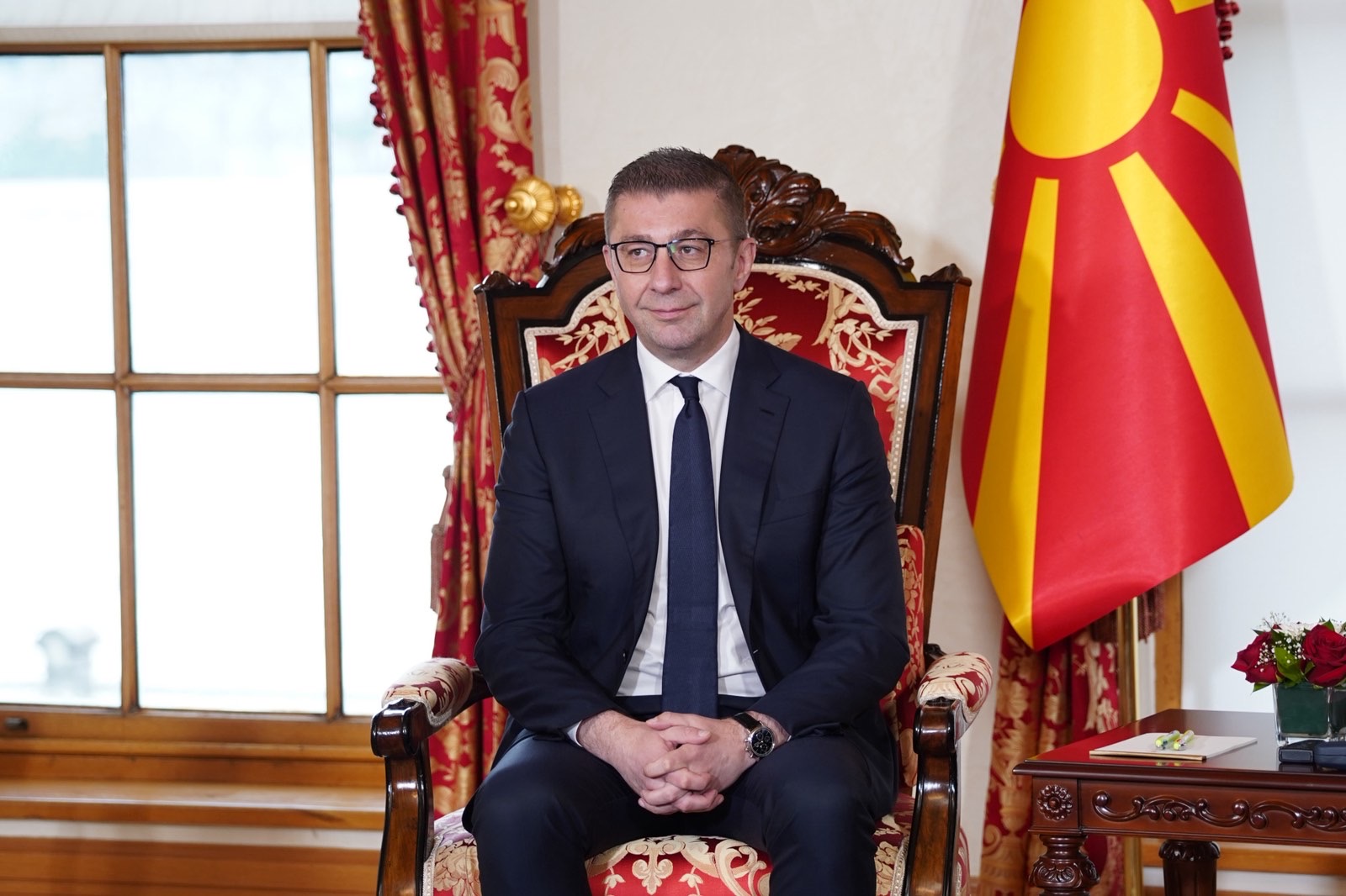 Премиерот Мицкоски оствари средба со претседателот на Турција, Ердоган