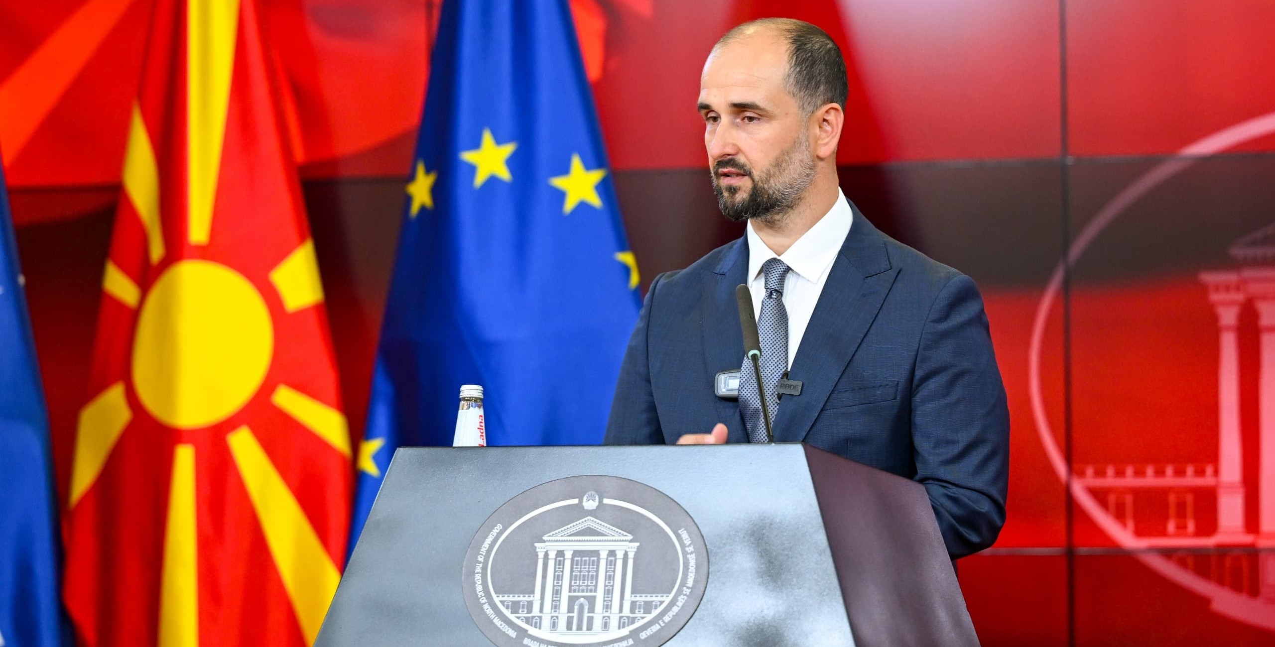 Прес-конференција на МЕП Муртезани - 1 година Влада