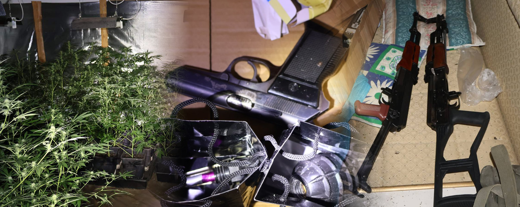 Претрес во охридско, пронајдени дрога, оружје и муниција, лишено од слобода едно лице, следува пријава