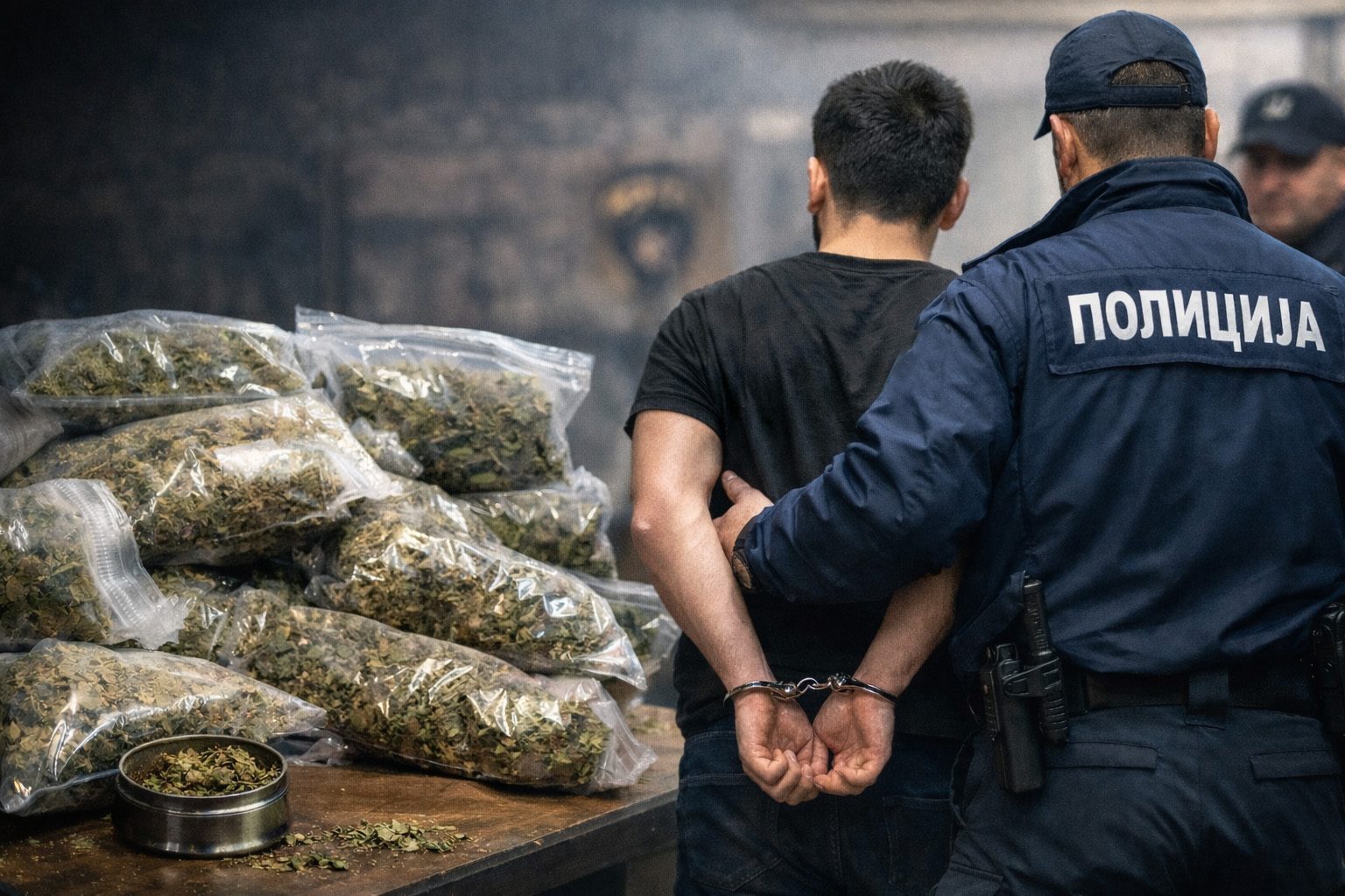 Претрес во Штип, пронајдена марихуана, лишен од слобода турски државјанин