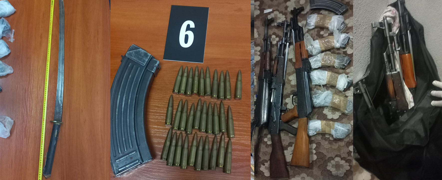 Претрес во Штип, пронајдени оружје и муниција, приведени три лица