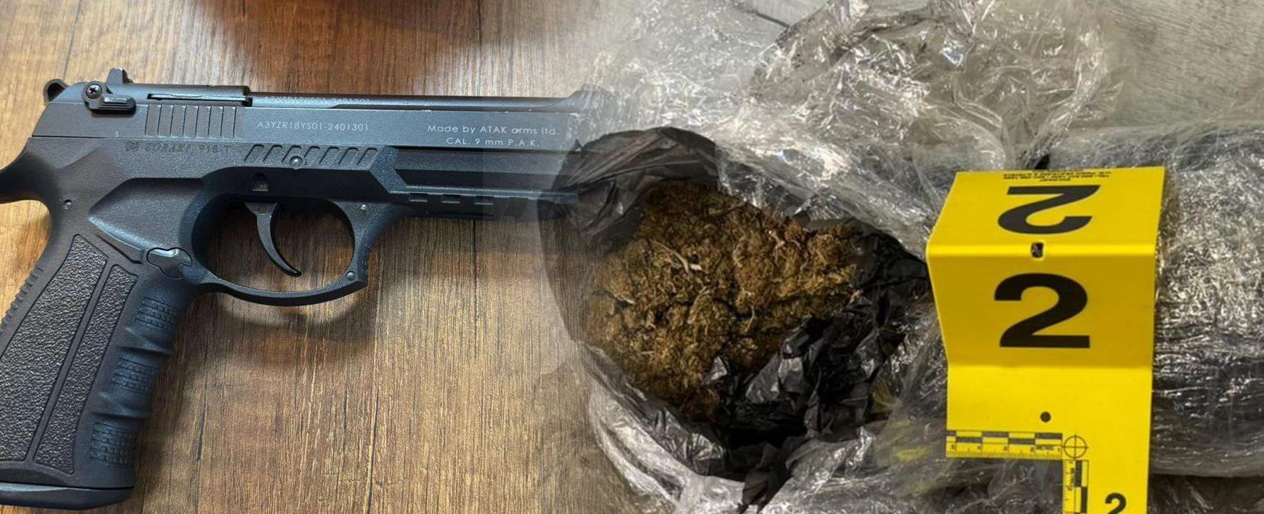 Претрес во Тетово, пронајдени дрога и оружје, следува пријава 