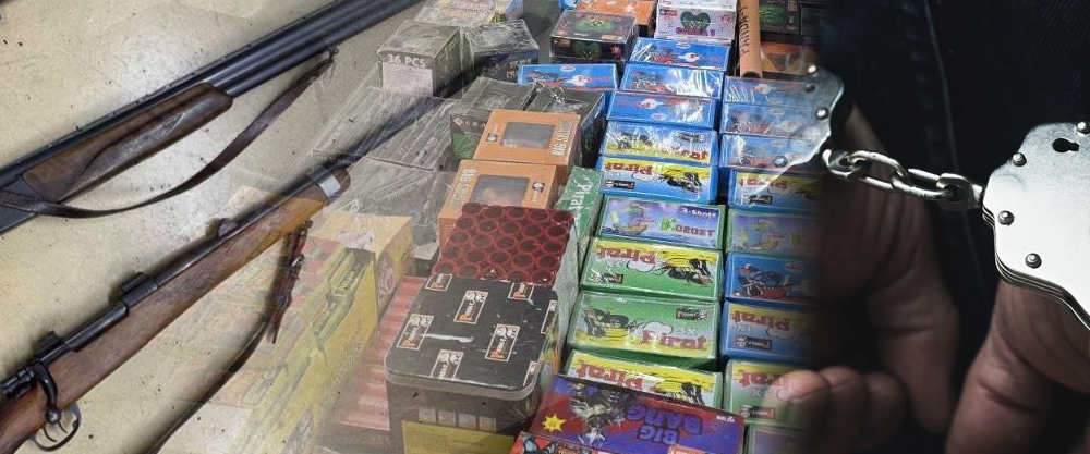 Претреси во Ресен и ресенско, пронајдени две пушки, муниција, пиротехнички средства и масло од канабис, лишено од слобода едно лице