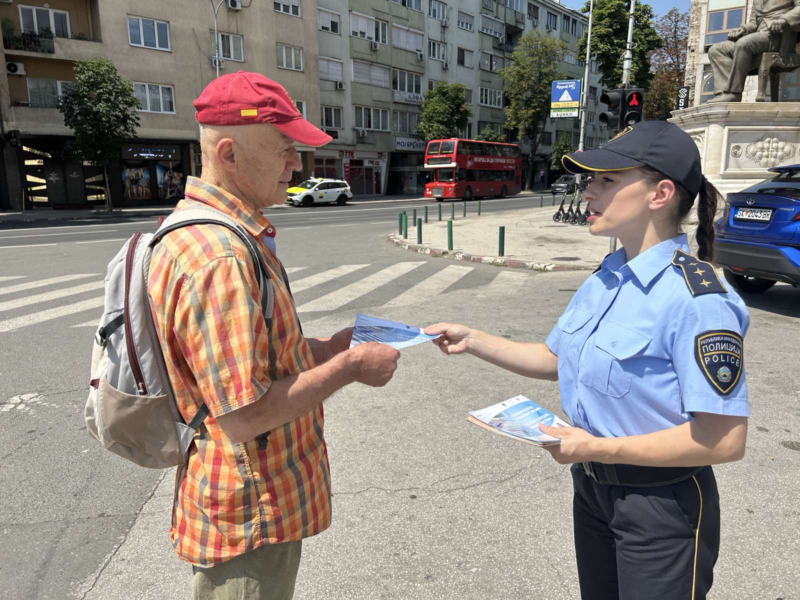 Превентивни активности на СВР Скопје за безбеден сообраќај и заштита од имотни деликти
