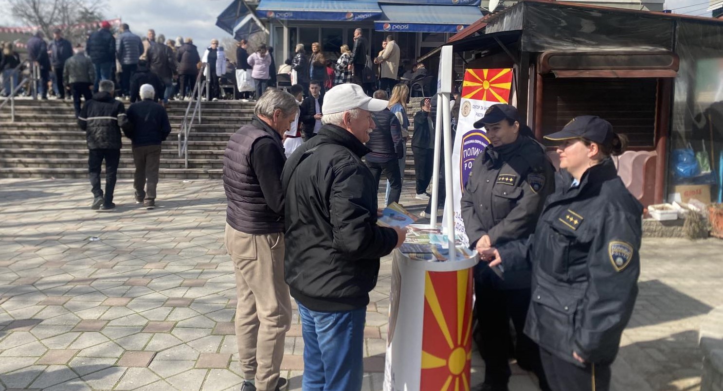 Превентивни активности на СВР Велес, СВР Скопје и СВР Штип за безбеден сообраќај и заштита од имотни деликти