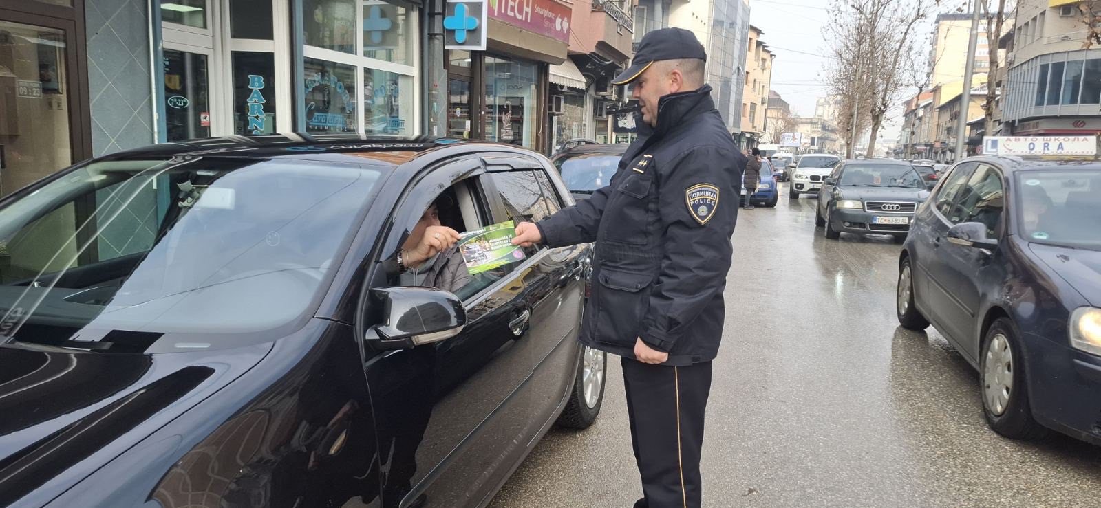 Preventive activities by the Public Security Bureau in Veles, Tetovo, and Stip for safe traffic