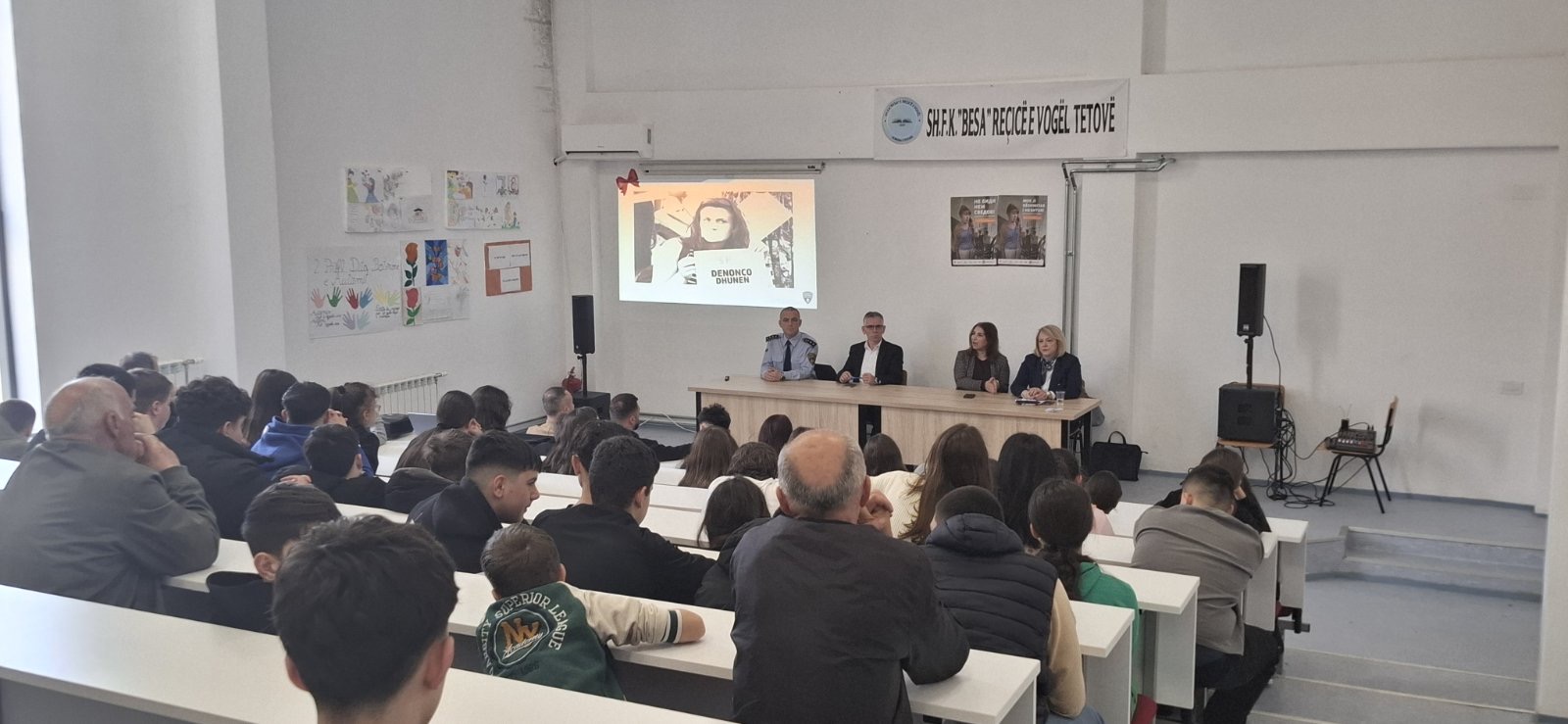 Превентивни активности во Велес, Тетово, Делчево и Свети Николе за заштита од имотни деликти, заштита од родово-базирано насилство и семејно насилство и заштита од зависностите -никотин, алкохол и дрога .