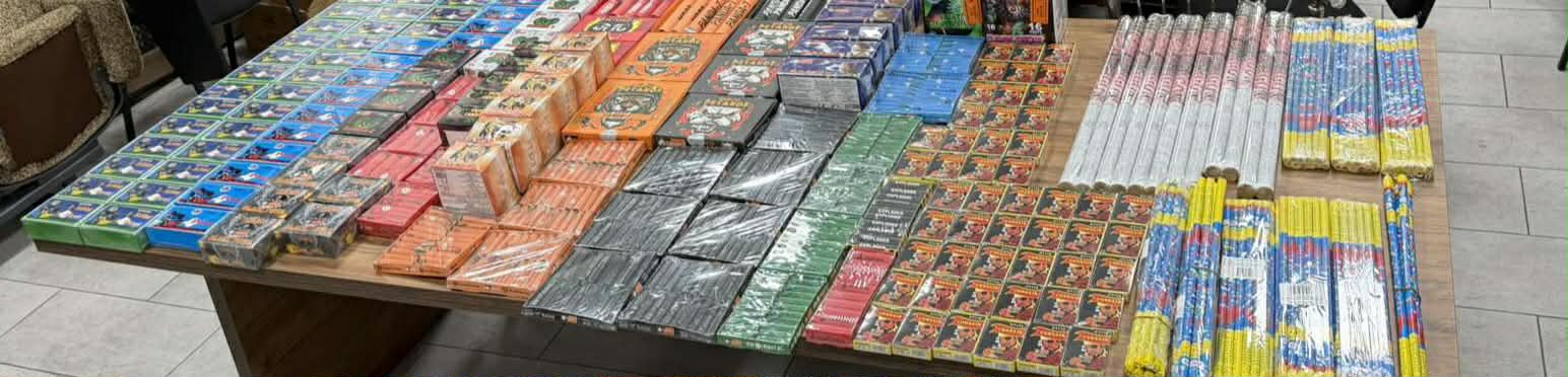 Пронајдени околу 24.000 парчиња разновидни пиротехнички средства во Струга, лишено од слобода едно лице 