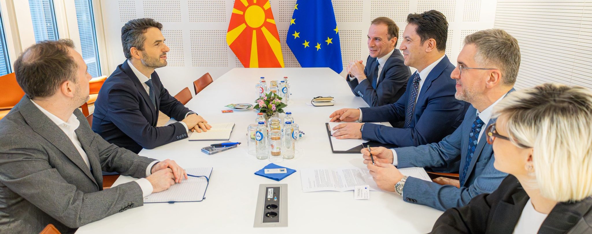 Прв заменик-претседател Беким Сали се сретна со европратеникот Матеј Тонин во Брисел