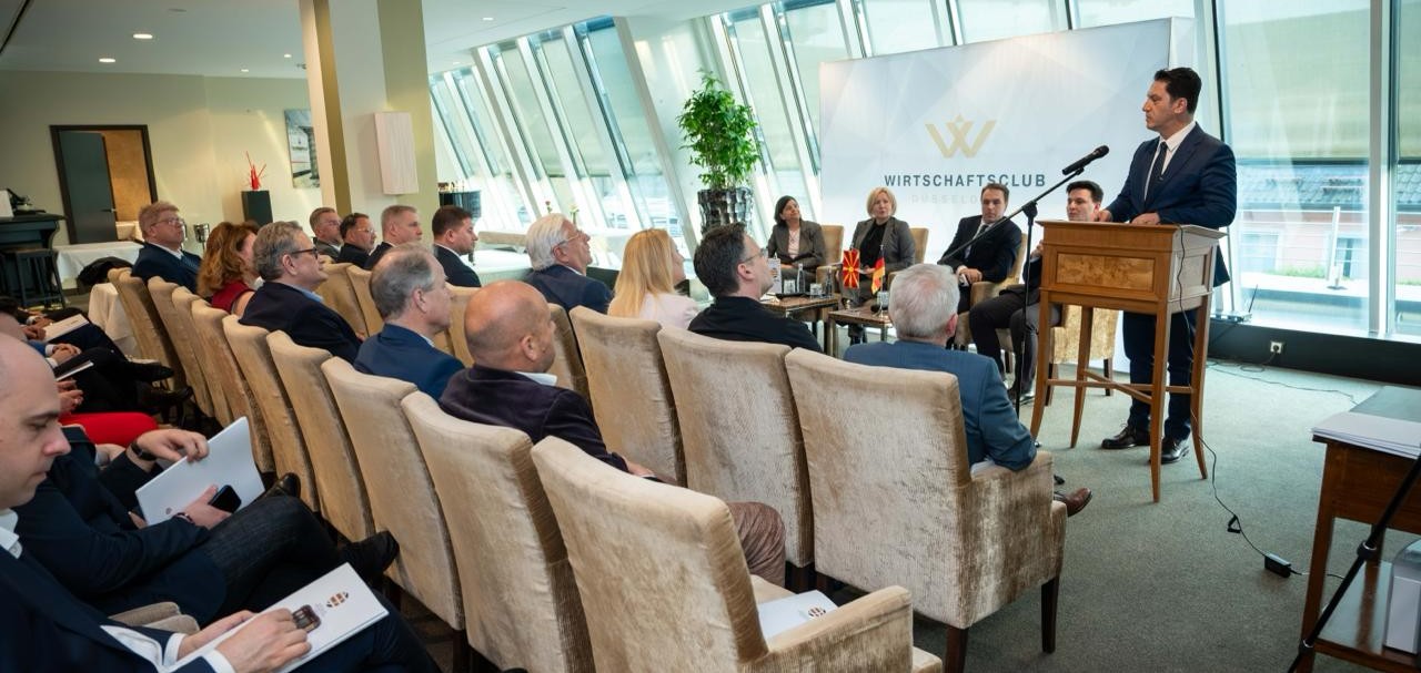 Првиот заменик-претседател на Владата Беким Сали ги презентираше можностите за инвестиции во Северна Македонија во Дизелдорф