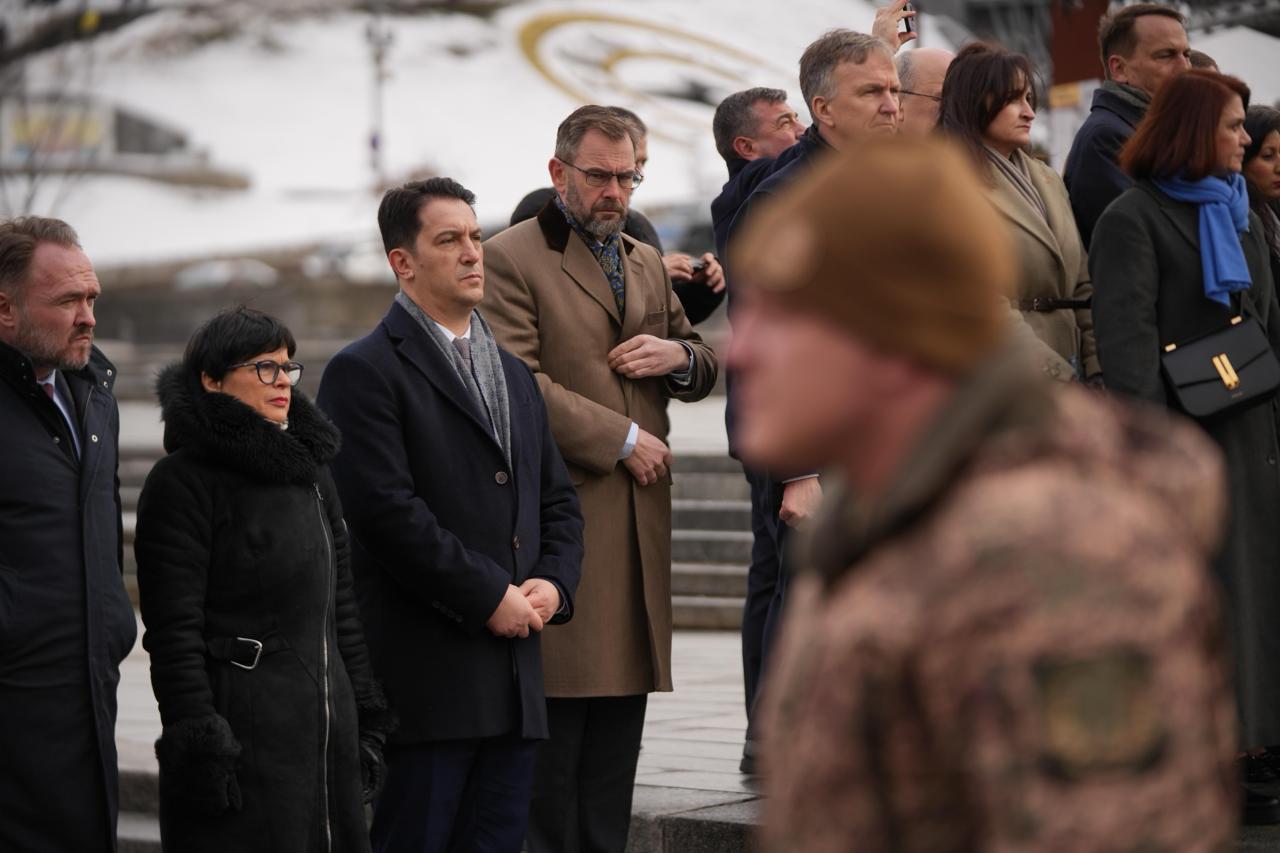 Првиот заменик-претседател на Владата и министер за европски прашања Беким Сали во официјална работна посета на Украина