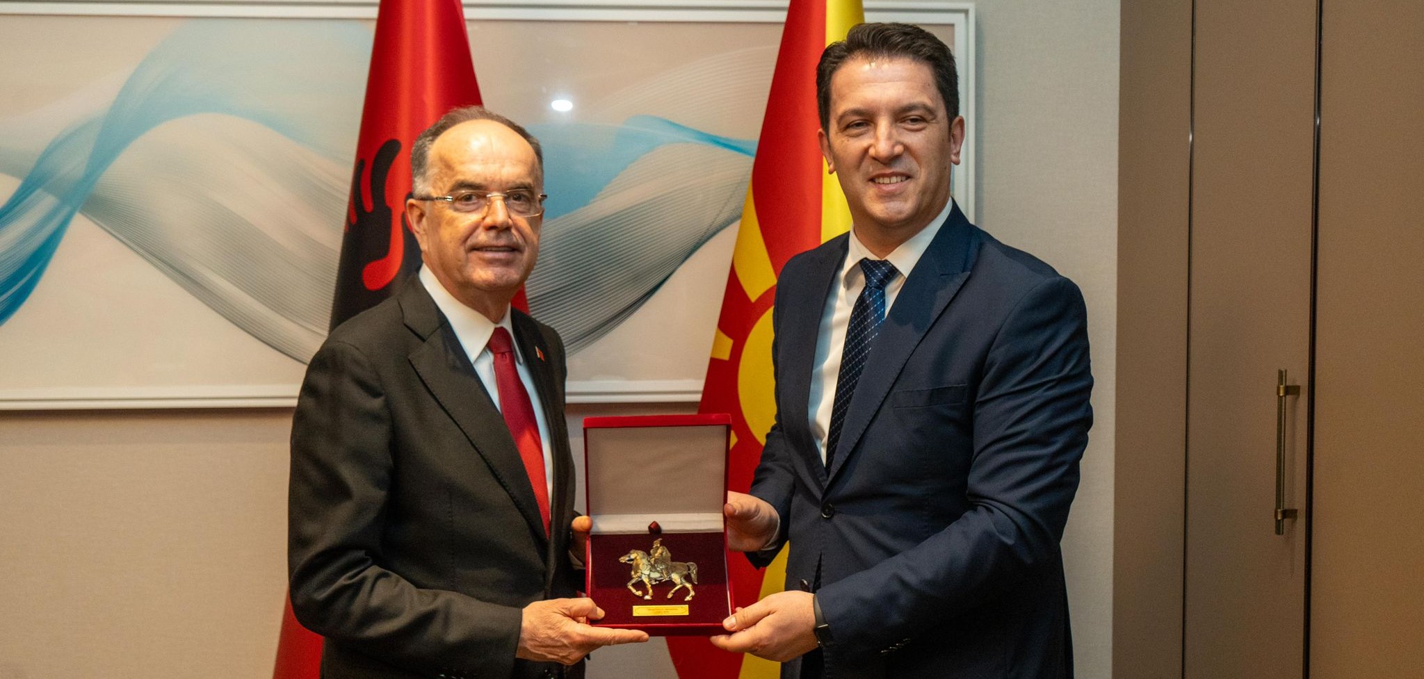 Првиот заменик‑претседател на Владата, Беким Сали се сретна со Претседателот на Република Албанија, Бајрам Бегај