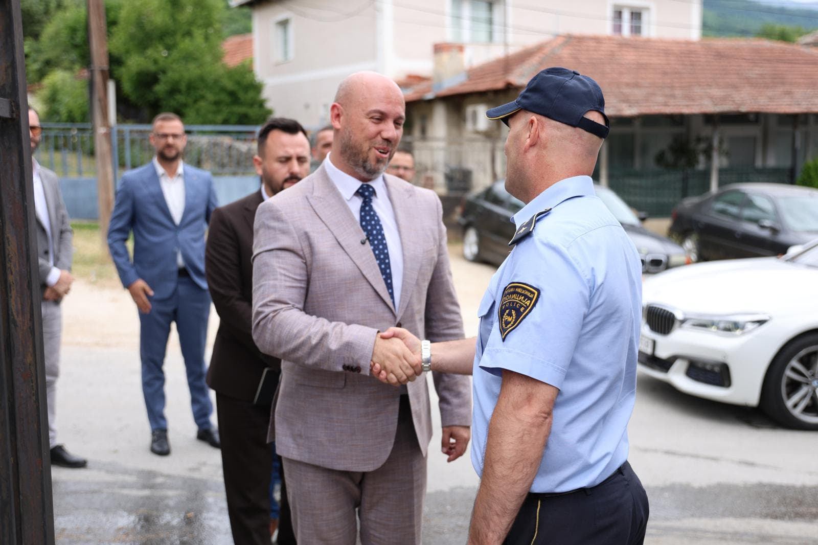 Работна посета на заменик-министерот Исени на Полициско одделение Теарце