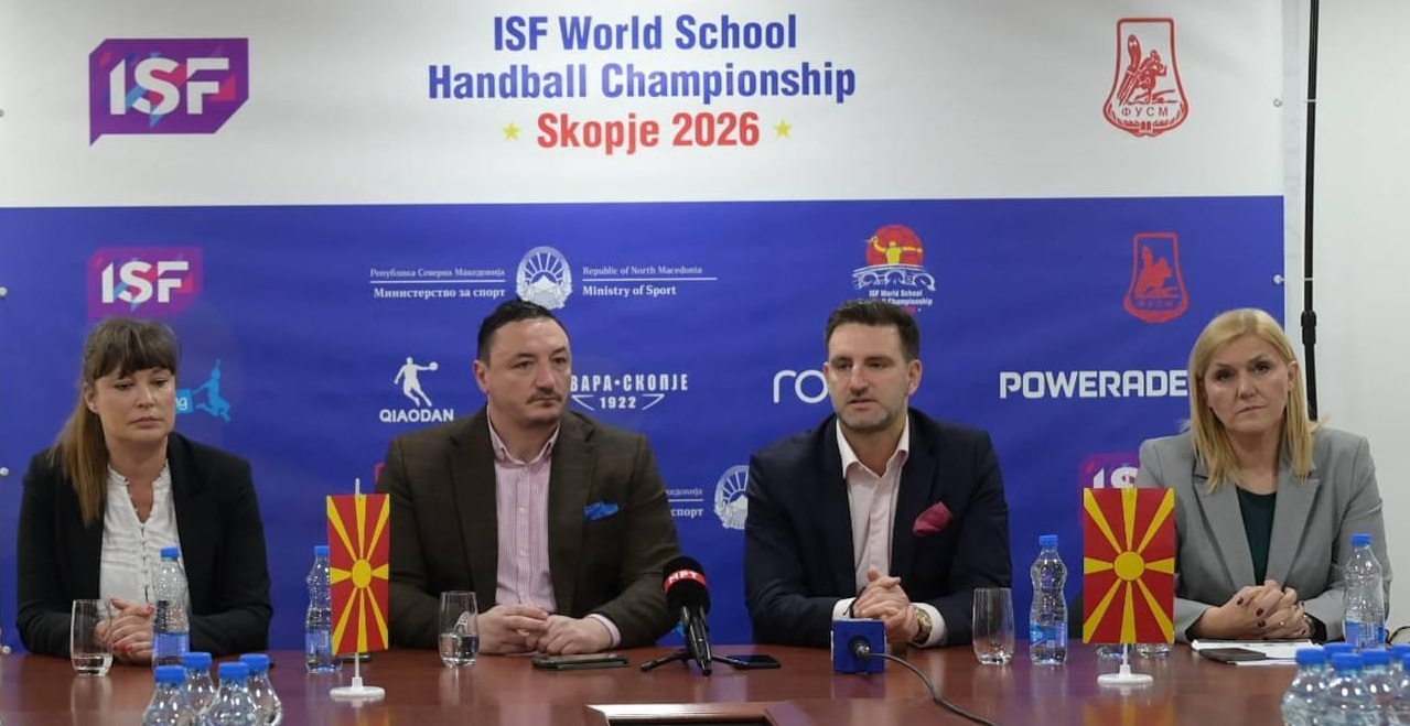 Ристовски: Подготвени го дочекуваме Светското училишно првенство во ракомет Скопје 2026
