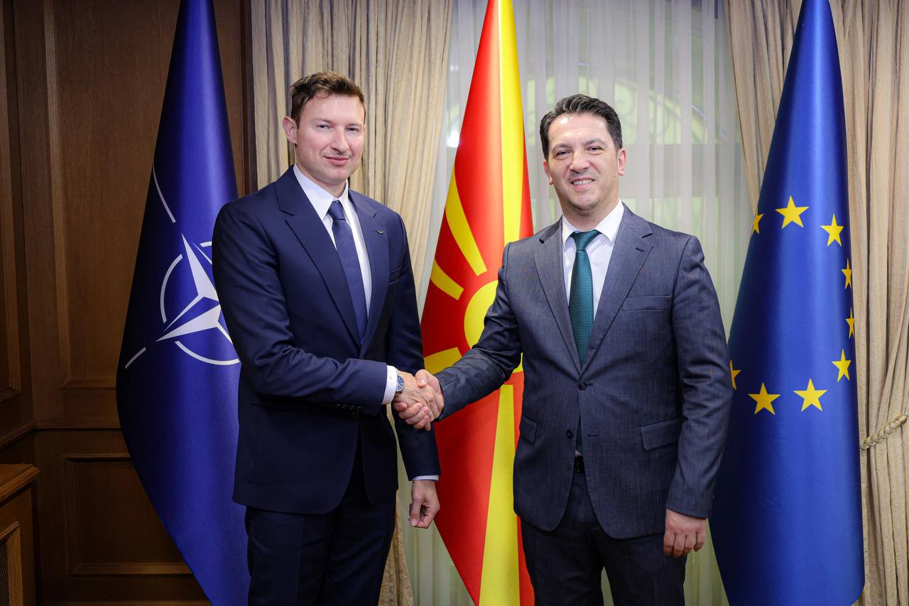 Првиот заменик-претседател на Владата, Беким Сали, се сретна со амбасадорот на Албанија, Денион Мејдани