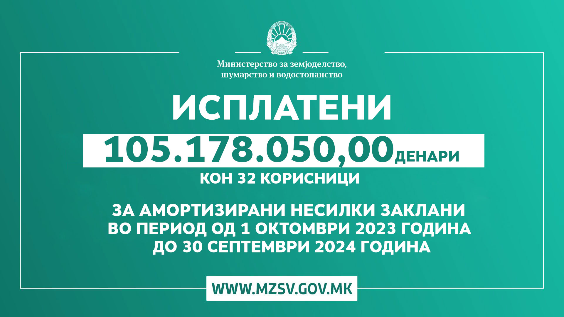 Се реализираше исплата на мерките за одгледани и продадени или заклани бројлери и за амортизирани несилки
