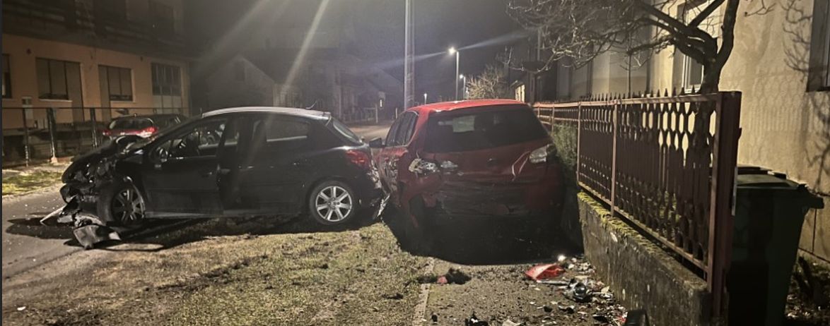 Сообраќајна незгода во с.Долно Коњари,  малолетник со возило удри во друго возило и пешак кој се бори за живот