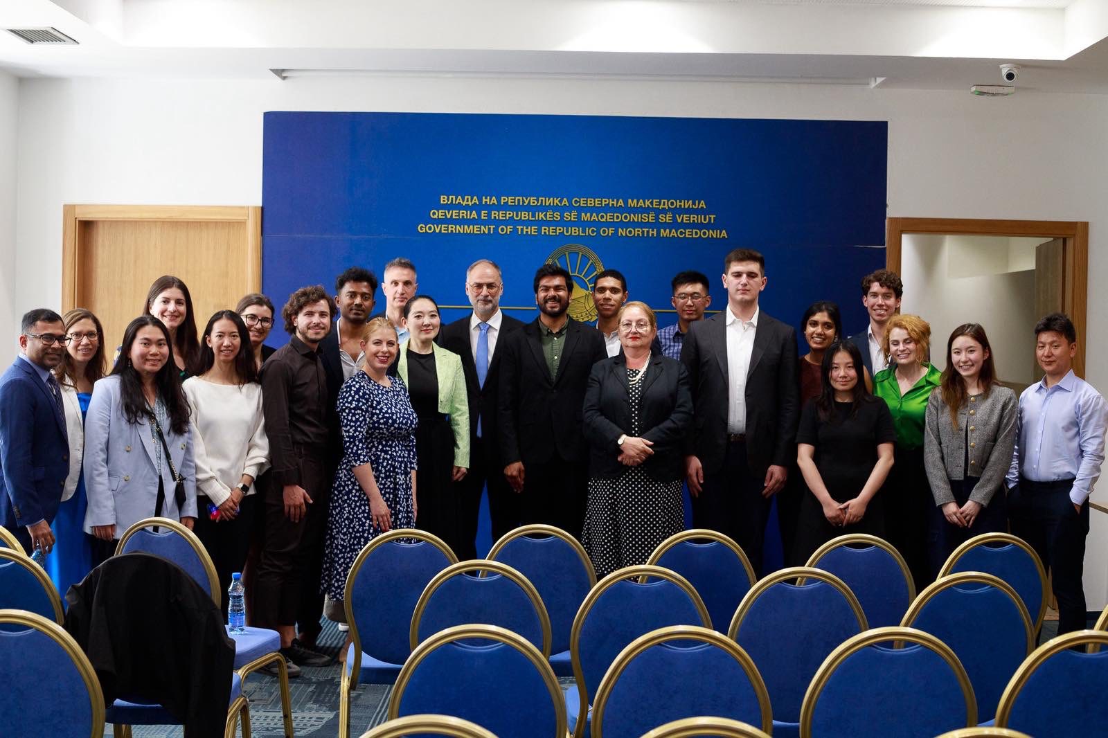 Соопштение за средба со мастер и докторски студенти од Харвард во МОЗ