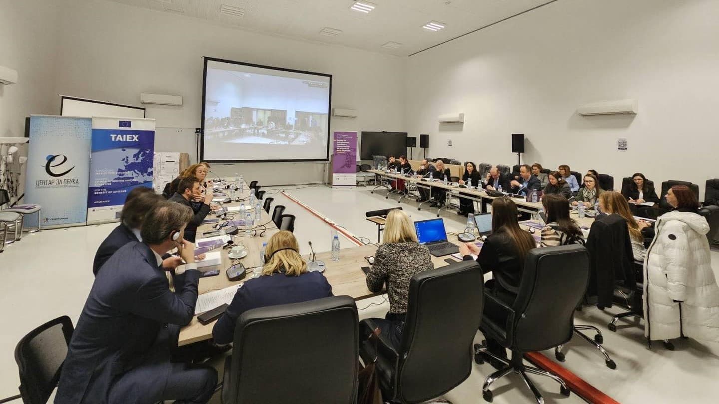 Состанок на Секторската работна група во областа правда