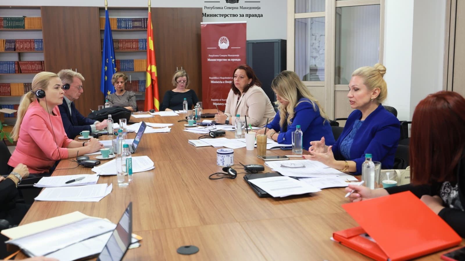 Состанок на Венецијанската комисија на Советот на Европа во Министертвото за правда