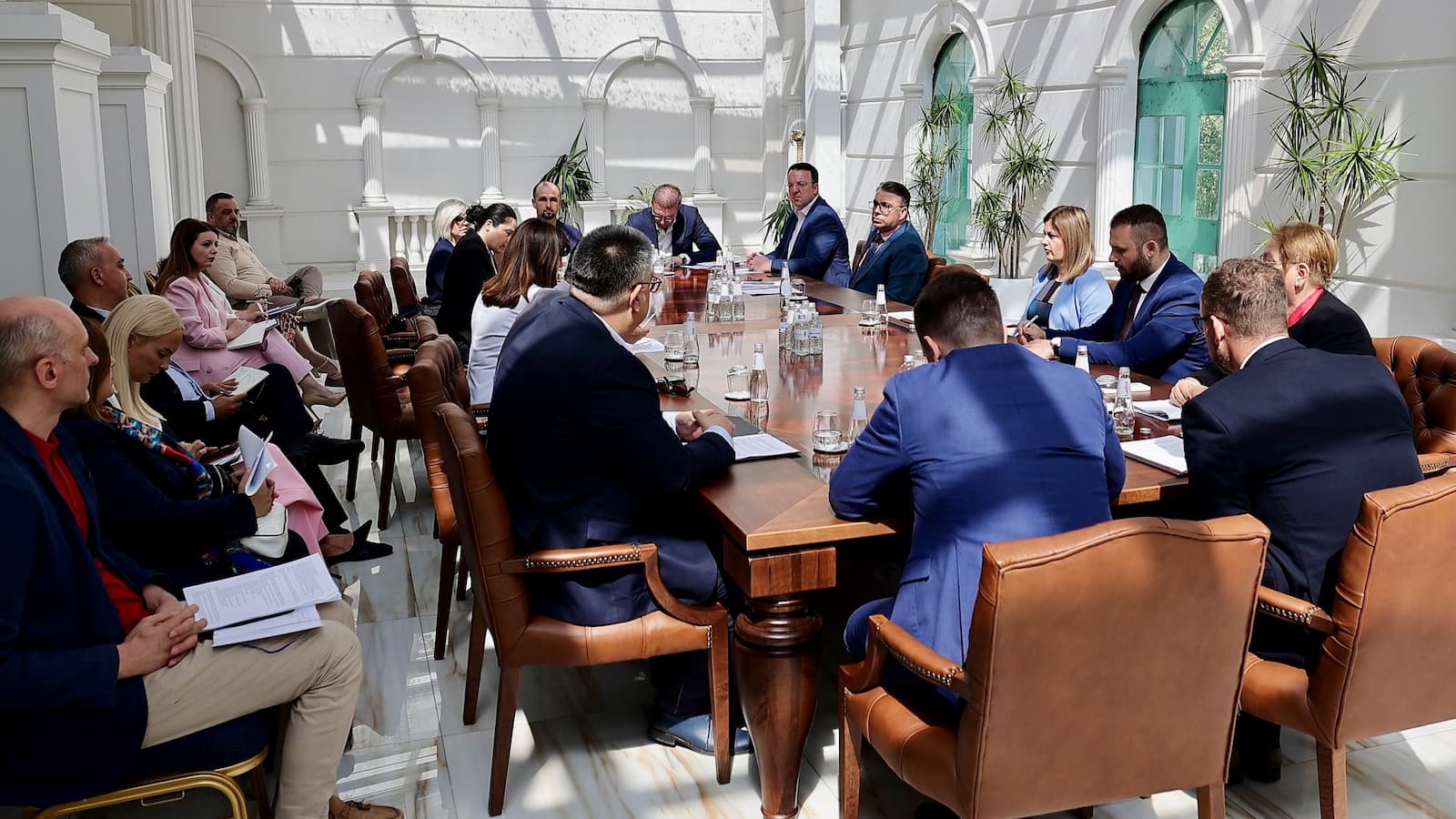 Состанок со премиерот Христијан Мицкоски за реформската агенда на Планот за раст за земјите од Западен Балкан