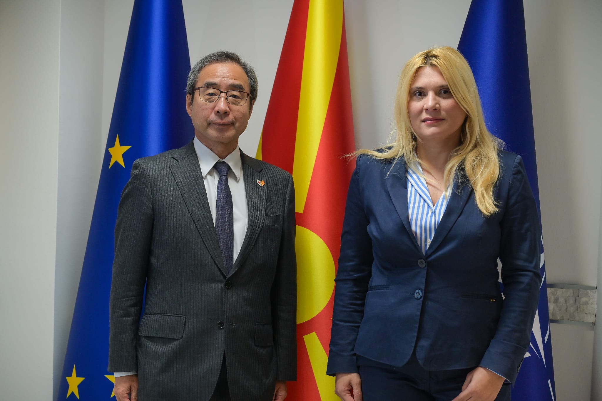 Средба на државниот секретар Елена Кузмановска со амбасадорот на Јапонија, Н.Е. Оцука Казуја