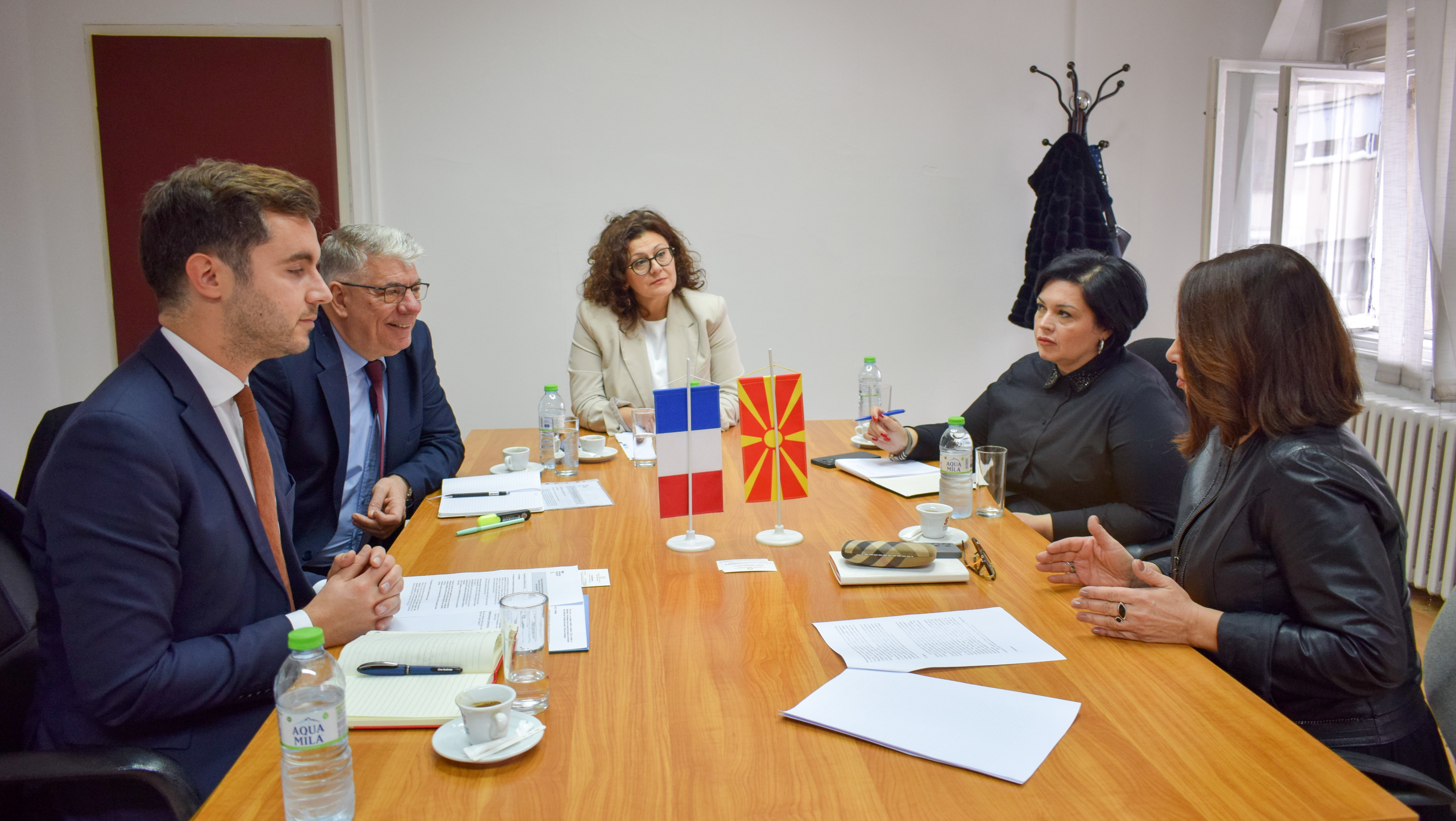  Средба на државниот секретар Марија С. Ѓоргова со директорот на Францускиот институт во Скопје