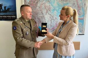 Средба на државниот секретар во Министерството, Чуповска – Ристова со досегашното и новопоставеното одбранбено аташе на Полска