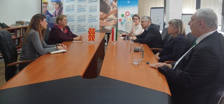 Средба на министерката Јаневска со унгарскиот амбасадор Клеин