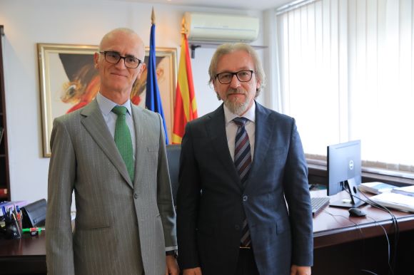 Средба на министерот Лимани со амбасадорот на Италија, Силвестри 