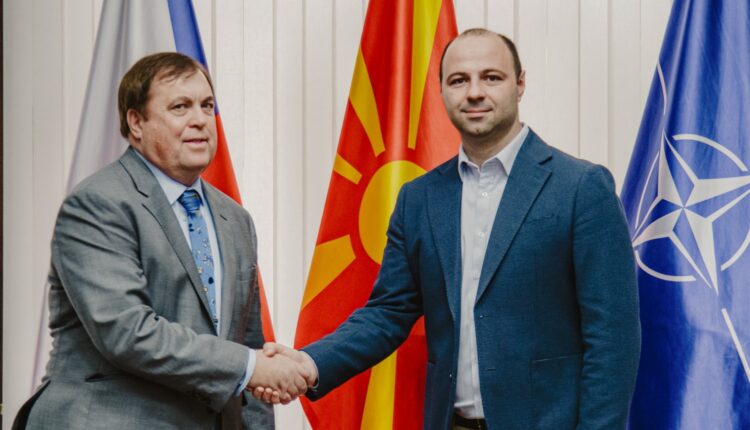 Средба на министерот Мисајловски со амбасадорот на Чешката Република, Лудва