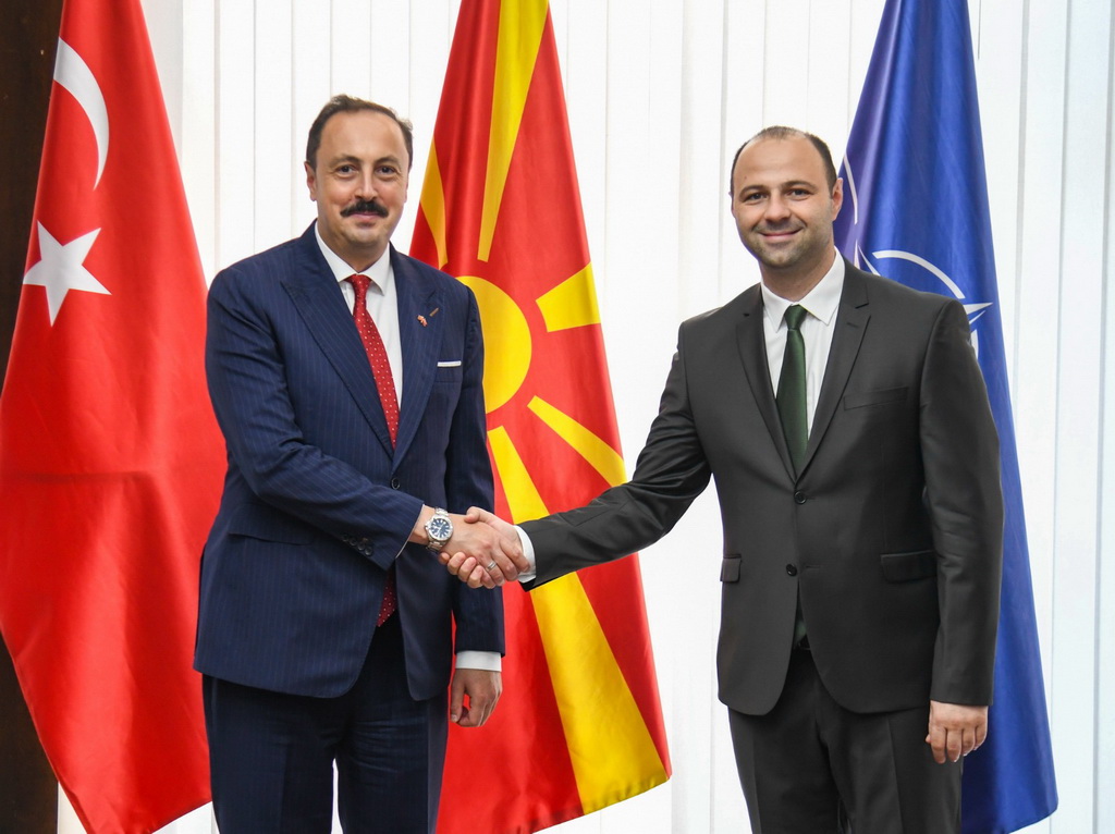 Средба на министерот Мисајловски со амбасадорот на Турција, Н.Е. Фатих Улусој