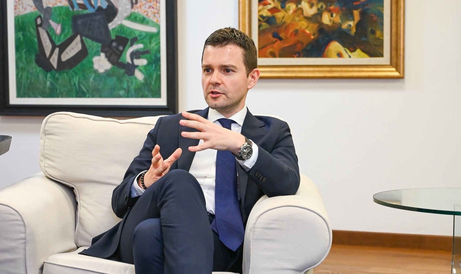 Средба на министерот Муцунски со амбасадорката на Канада, Мишел Камерон